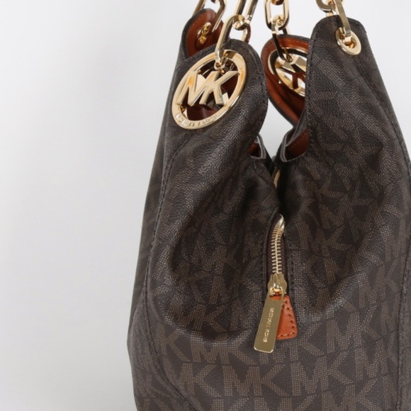 Michael Kors Fulton Large Logo Shoulder Bag - Picture 3 of 7